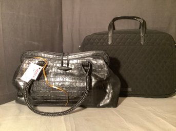 Leather Max NY Pocketbook &. Vera Bradly  Laptop Crossbody