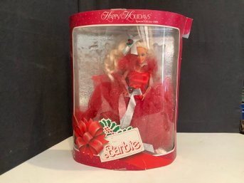 New-Barbie -Special Edition First In A Series Happy Holidays