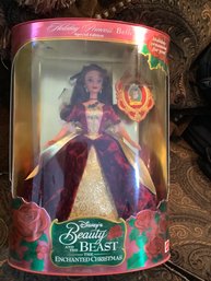 New Barbie-  Holiday Princess Belle Barbie 1997