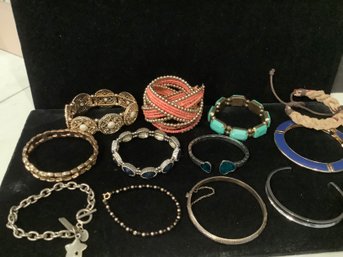Group Of 12 Assorted Bracelets