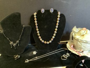Costume Jewelry Including Rings And Earrings & More