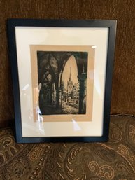 Vintage Pen And Ink Drawing