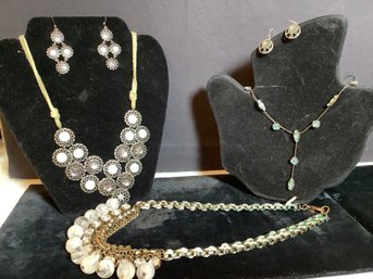 Opague Power Blue Costume Jewerlry