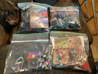Harry Potter Lego 4 Zip Lock Bags Lot 2