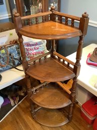 Wood Corner Shelves