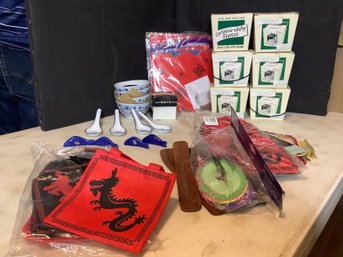 Asian Decor Party Lanterns, Soup Bowls, Soup Spoons & More