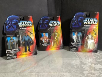 New-Star Wars Collectible Figurines- Princess Leia, C-3PO, Lando
