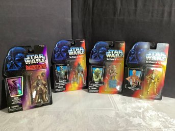 New-Star Wars Collectible Figurines-  Leia, Boba Fett,YOda, C-3Po