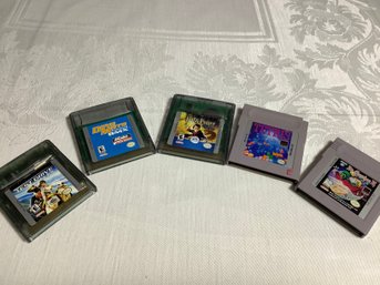 Nintendo Game Boy Game Cartridges- Group Of 5