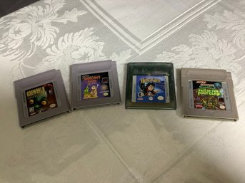 Nintendo Game Boy Game Cartridges- Group Of 4