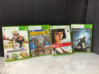 X Box 360 Games Quantity:4