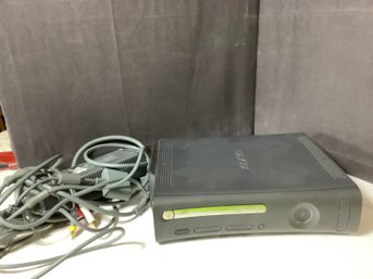 Xbox 360 With Power Supply & Cable Connection