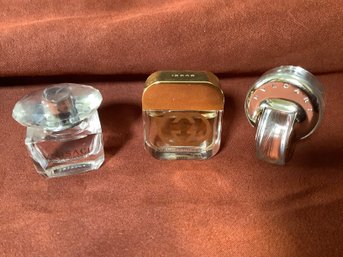 Gucci, Versace And Bvlgari Perfumes