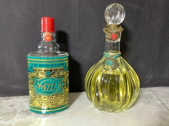 Echt  Wasser Eau  De Cologne & Kolnisch Wasser  Blau Gold Doppelt