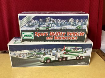 New-Hess 2002 Truck And Airplane &  2004 SUV And Motorcycles Lot 2