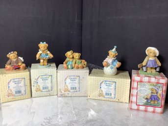 Cherished Teddies- W/ 2003 Charter Symbol Of Membearship & 4 More