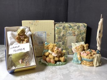 New-Cherished Teddies Music Box-Love Will Keep Us Together Plus Lamp Finals & More