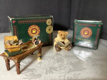 Boys Bears & Friends-Noahs Genius At Work Table & Wilson W/ Love Sonnets