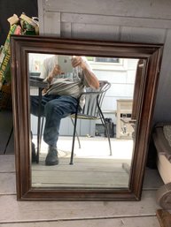 Wood Framed Mirror Lot 2