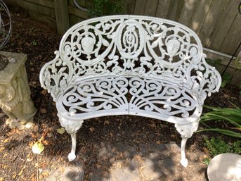Cast Iron Outdoor Bench