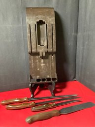 Cutco Knives With Stand- Made In The USA