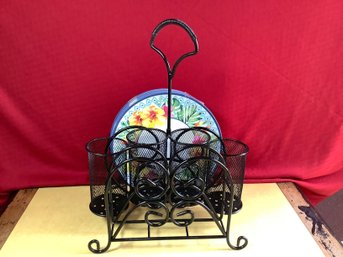 Plate & Cutlery Stand