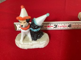 German Bisque/porcelain  Dog & Cat