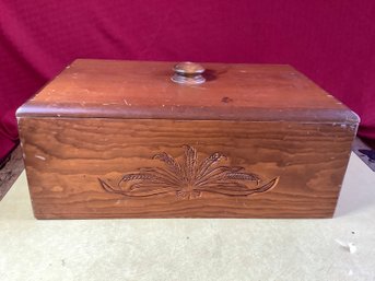 Wood Bread Box