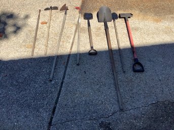 Garden Tools- Lot 11- Group Of Eight Outdoors Tools