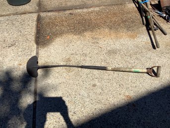 Antique Sod Lifter With CurvedHandle-See Description