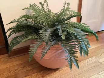 Home Decor- Fern Plant In Container