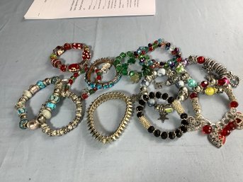 Group Of Costume Bracelets