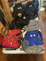 Back Packs Including Underarmour, Jansport, Pro Pac, High Siera, Condor