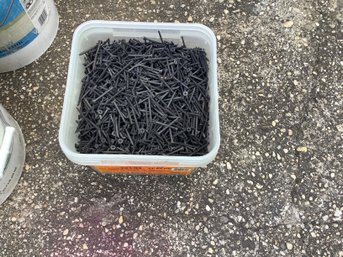 Bucket Of Drywall Screws