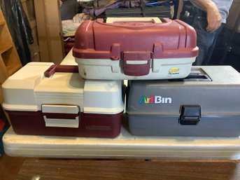 3 Tackle Boxes