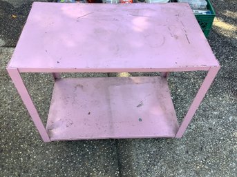 Rolling Metal Work Cart