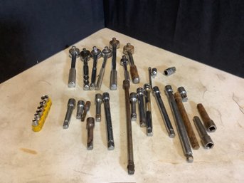 Group Of Ratchets, Sockets & Extensions