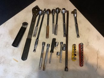 Group Of Ratchets, Sockets & Extensions