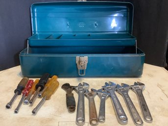 Steel Tool Box With Contents