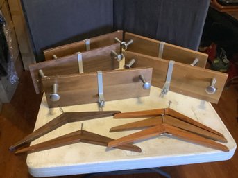 Modern Style Wood & Steel Coat Racks-group 1