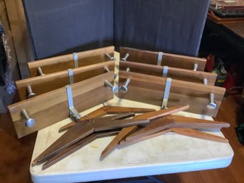 Modern Style Wood & Steel Coat Racks-group 2