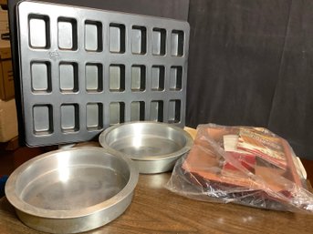 An Assortment Of Baking Pans