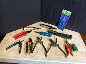 Gardening Pruning Sheers And Snips Lot 1