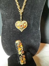 Get Ready For Fall Better Quality Necklace & Bracelet Set