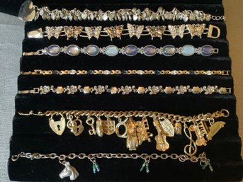 Group Of Costume Jewelry Bracelets