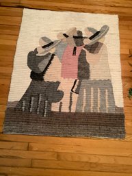 Hand Woven Wool Tapestry
