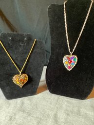 Heart Style Multi Color Necklaces
