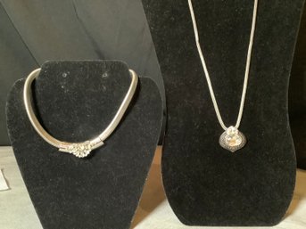 Silver Tone Costume Necklaces-Better Costume Jewelry