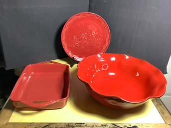 Red Servingware