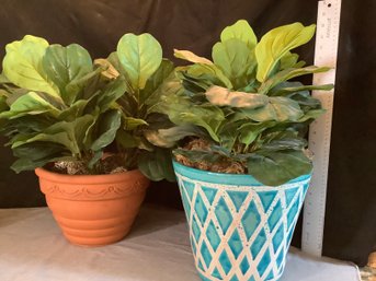 Faux Plants In Pots